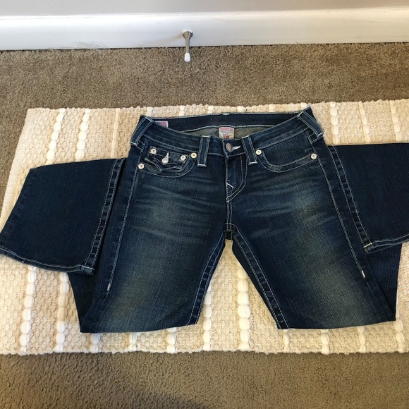 True Religion Denim - True Religion Bootcut Dark Wash Jeans